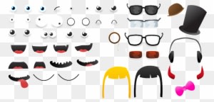 Eyes Nose Mouth Template Printable Eyes Nose Mouth - Printable Eyes And Mouth - Transparent PNG Free Download