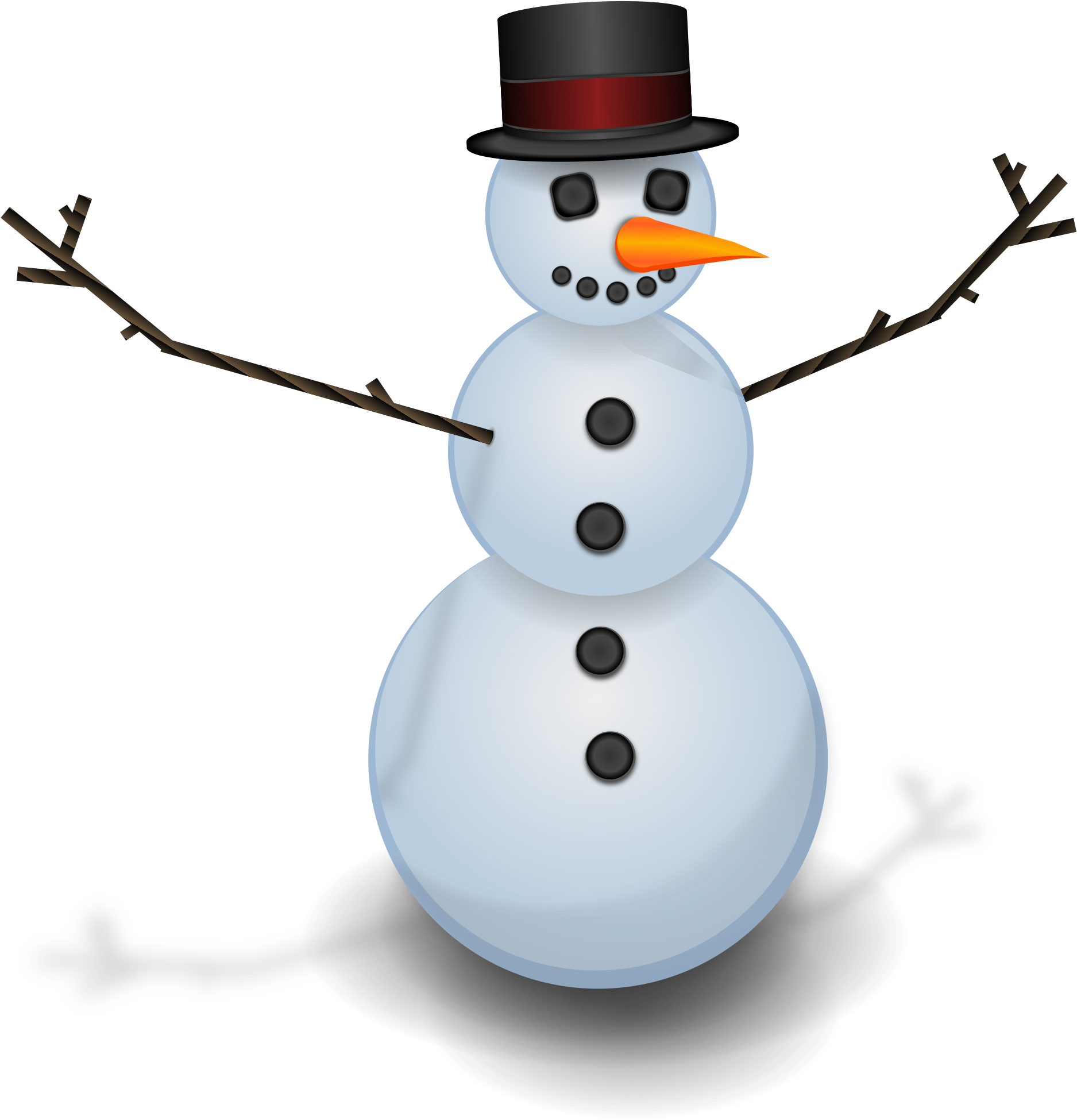 Beautiful X Build A Snowman With Making A Snowman Clipart - Snow Man Png - Transparent PNG Free Download