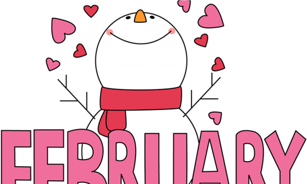 Snowman Clipart February - February Free Clip Art - Transparent PNG Free Download
