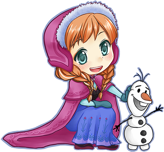 Let's Build A Snowman By Seika - Imagenes Kawaii De Frozen - Transparent PNG Free Download