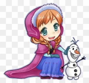 Let's Build A Snowman By Seika - Imagenes Kawaii De Frozen - Transparent PNG Free Download