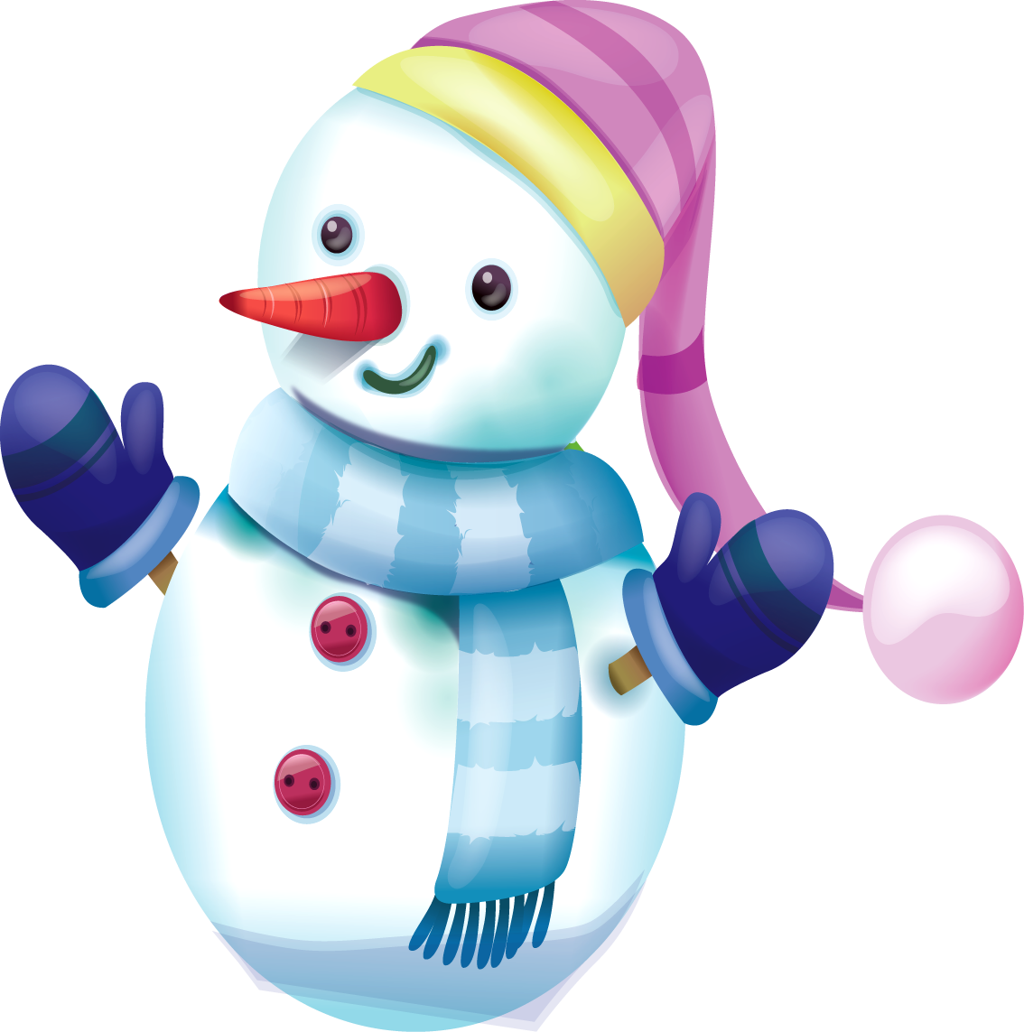Snowman With Transparent Background Download - Transparent Snowmen Blue Backgrounds - Transparent PNG Free Download