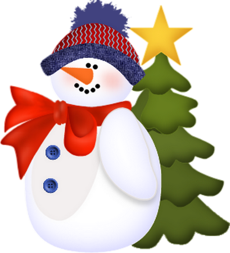 Bonhomme De Neige Png, Tube, Sapin - Cartoon - Transparent PNG Free Download