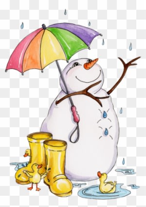 Snowman - Rain Rain Go Away - Transparent PNG Free Download