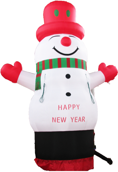 20 Foot Inflatable Snowman - Christmas Blow Up Png - Transparent PNG Free Download
