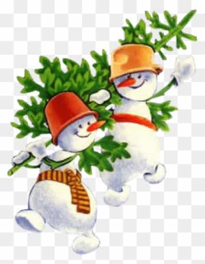 Snowman Jamboree - Retro Vintages Weihnachten, Zuhause Den Baum Karte - Transparent PNG Free Download