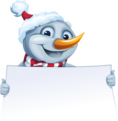 Snowman - Cartoon - Transparent PNG Free Download