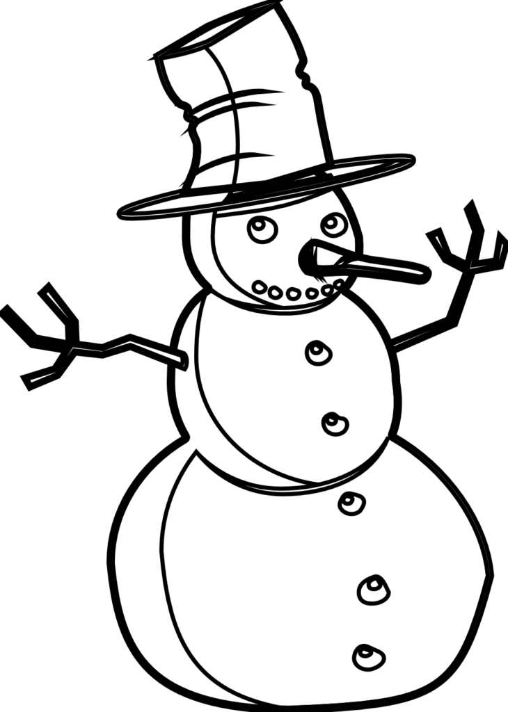 Snowman Clipart Black And White 42 Cliparts 999 1401 - Christmas Symbols Clip Art Black And White - Transparent PNG Free Download