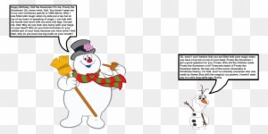 Olaf The Snowman Meets Frosty The Snowman By Darthranner83 - Advanced Graphics 2122 Frosty The Snowman - 63" X 49" - Transparent PNG Free Download
