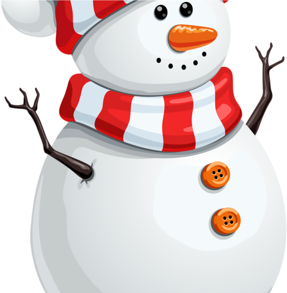 Cute Snowman Clipart Clip Art For Students - Bonhomme De Neige Clipart - Transparent PNG Free Download