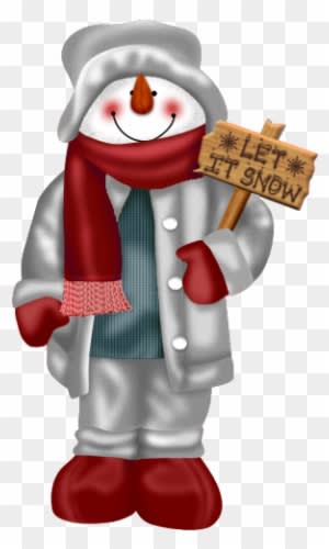 Let It Snow Snowman Clipart - Let It Snow Let It Snow Let - Transparent PNG Free Download