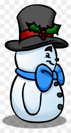 Top Hat Snowman Sprite 007 - Sprite - Transparent PNG Free Download