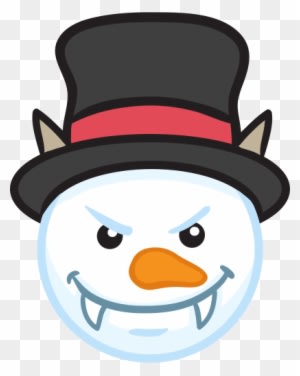 Snowman Face Stickers - Smiley - Transparent PNG Free Download