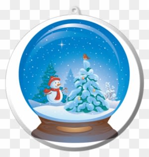 Suncatcher Ornament - Snow Globe - Snowman - Christmas Ornament - Transparent PNG Free Download