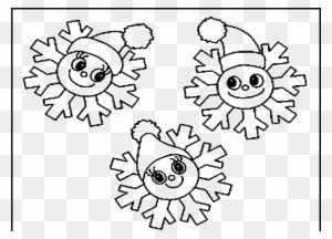Snowflake Smile Snowman Coloring Pages Winter - Coloring Book - Transparent PNG Free Download