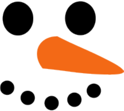 Deluxe Snowman Face Clipart Snowman Face Roblox - Snow Man Face - Transparent PNG Free Download