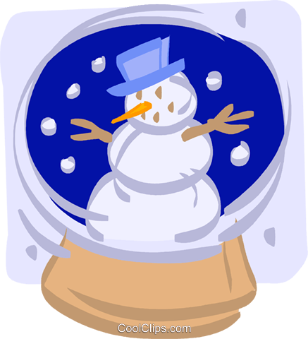 Snowman In A Snow Globe Royalty Free Vector Clip Art - Sailboards Tarifa - Transparent PNG Free Download