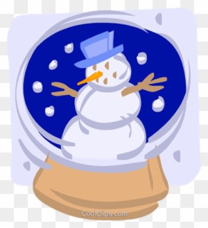 Snowman In A Snow Globe Royalty Free Vector Clip Art - Sailboards Tarifa - Transparent PNG Free Download