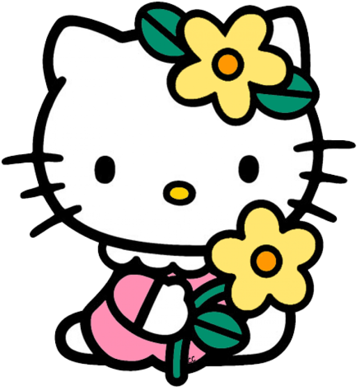 Permalink To Hello Kitty Clipart Snowman Clipart - Hello Kitty Flower Png - Transparent PNG Free Download