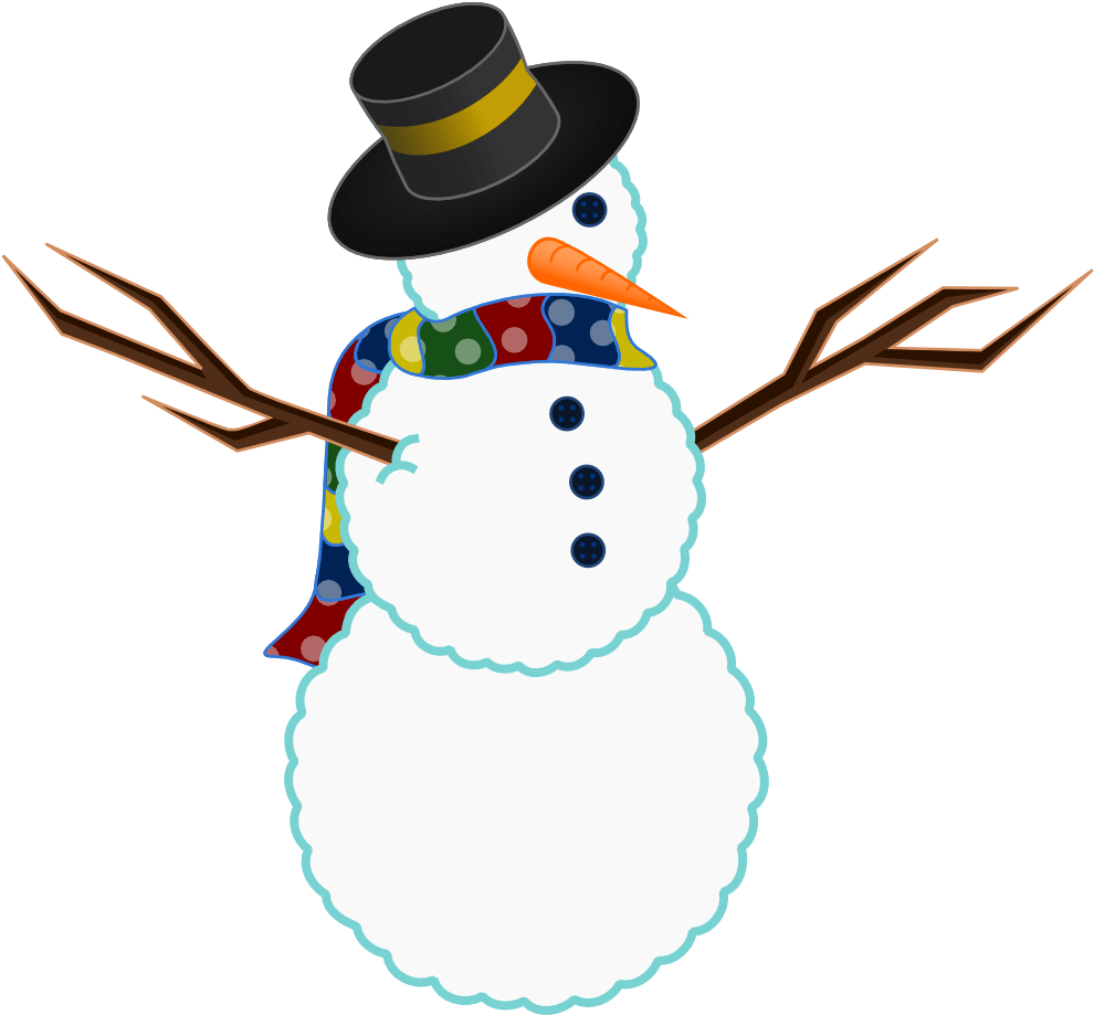 Christmas Snowman Clip Art Free - Christmas Snowman Clip Art Free - Transparent PNG Free Download