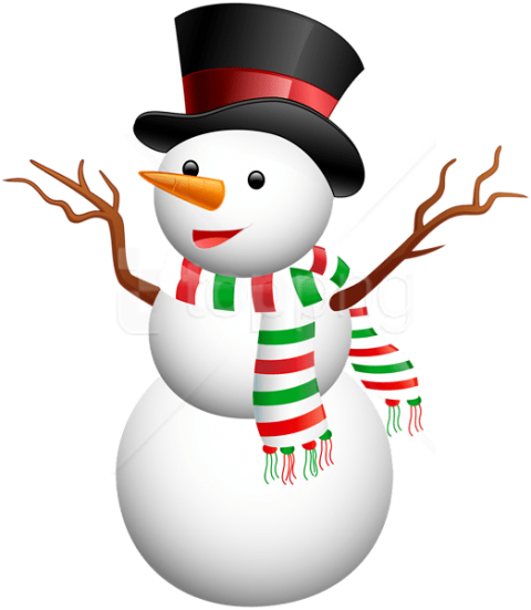Free Png Snowman With Top Hat Png - Portable Network Graphics - Transparent PNG Free Download