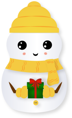 Christmas Holiday Emoji Messages Sticker-1 - Cartoon - Transparent PNG Free Download