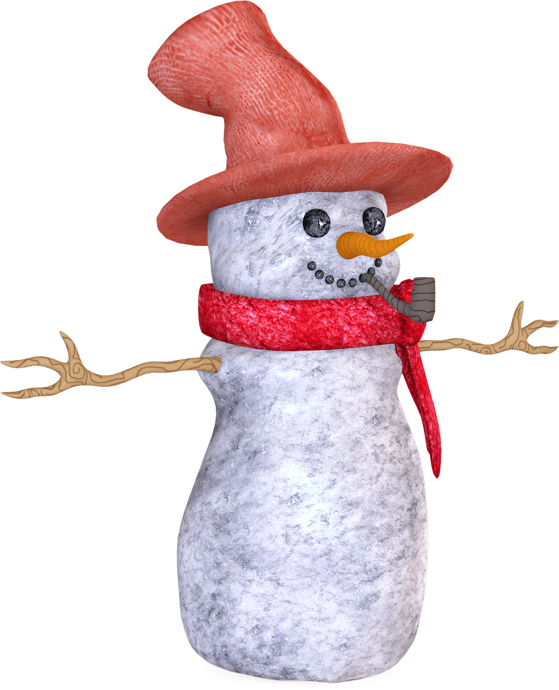 3d Snowman Clipart - Snowman - Transparent PNG Free Download