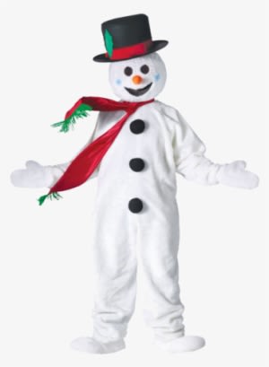 Frosty The Snowman - Mens Snowman Mascot Costume - Transparent PNG Free Download