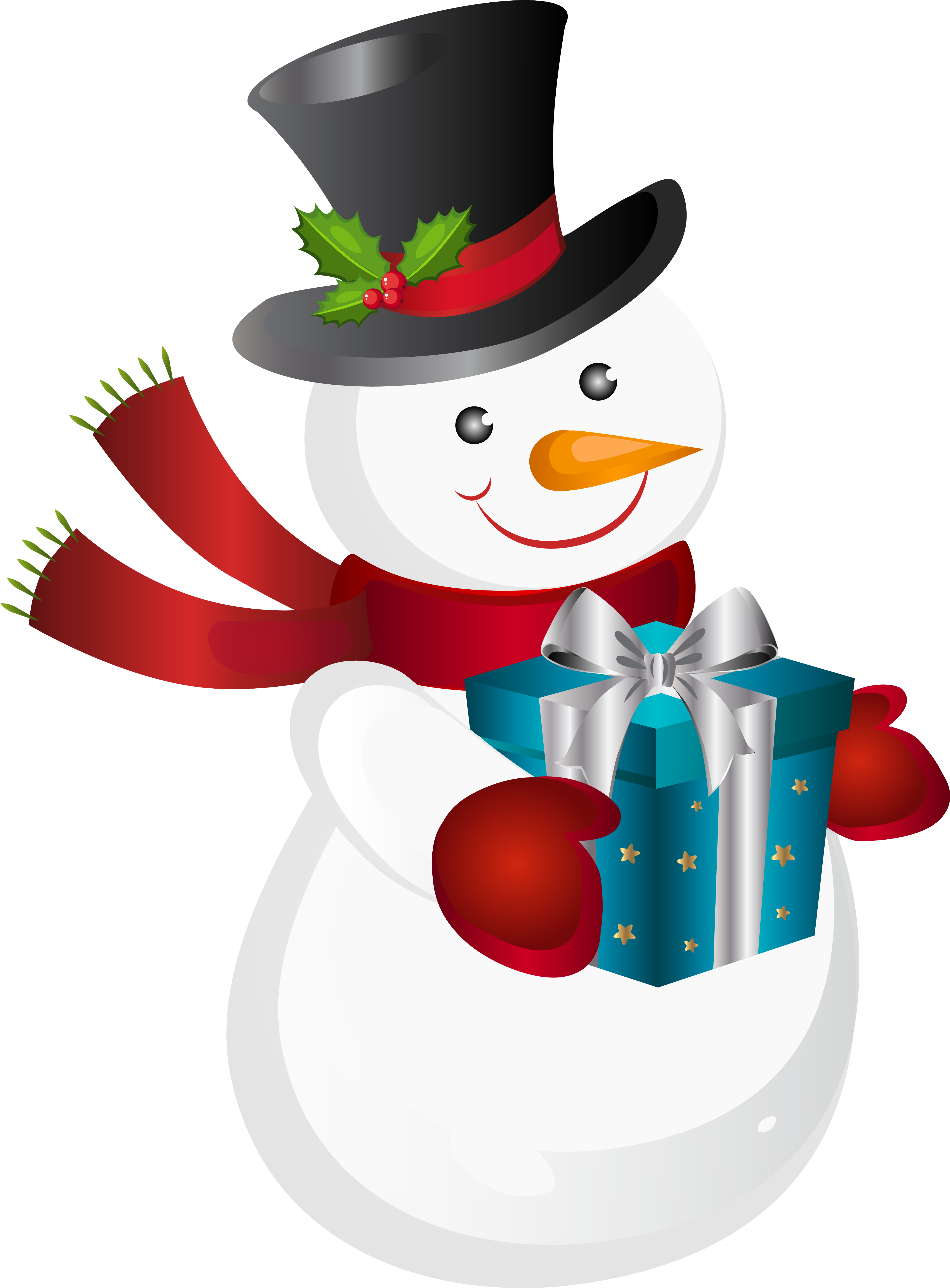 Christmas Snowman Clip Art - Transparent PNG Free Download