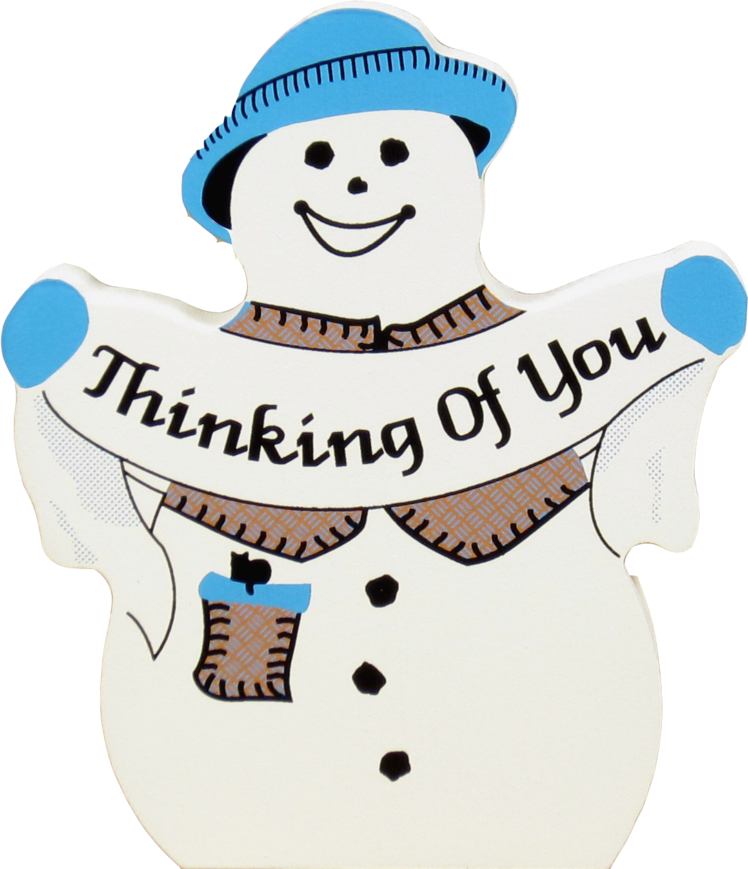 Snowman Thinking - Transparent PNG Free Download