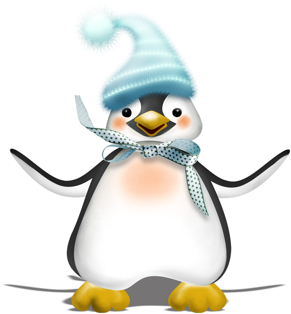 Фотки Penguin Clipart, Penguin Illustration, Cartoon - Snowman With Birds Png - Transparent PNG Free Download