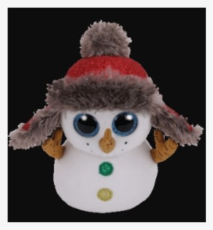 Ty Beanie Boos Buttons The Snowman - Transparent PNG Free Download