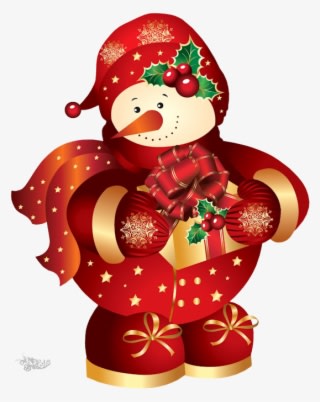 *✿**✿*muñeco De Nieve*✿**✿* - Christmas Snowman Gift Printed Waterproof Shower Curtain - Transparent PNG Free Download