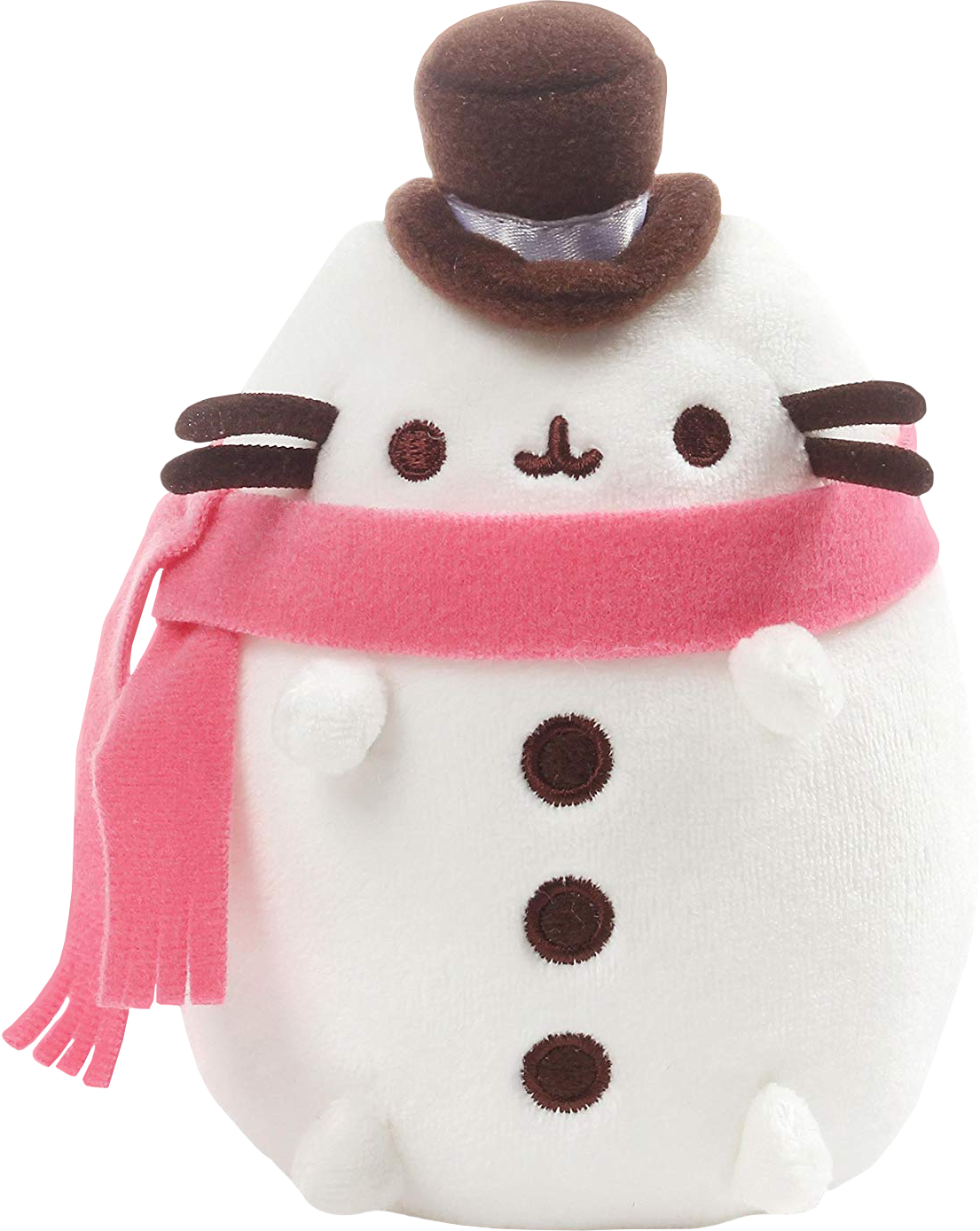 Pusheen - Pusheen Snowman Plush - Transparent PNG Free Download