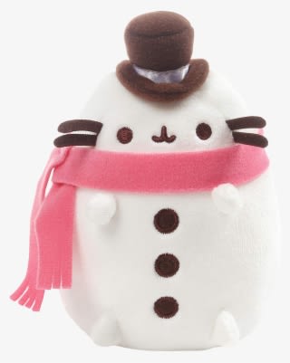 Pusheen - Pusheen Snowman Plush - Transparent PNG Free Download