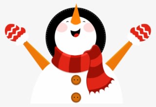 Winter Wonderland Party - Snowman Celebrating - Transparent PNG Free Download