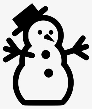 Png File - Snowman Family Outline Svg - Transparent PNG Free Download