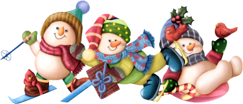 Christmas Snowmen Clip Art - Boneco De Neve Em Png - Transparent PNG Free Download