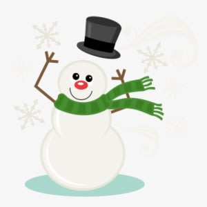 Windy Snowman Svg Scrapbook Title Winter Svg Cut File - Miss Kate Cuttables Cold - Transparent PNG Free Download