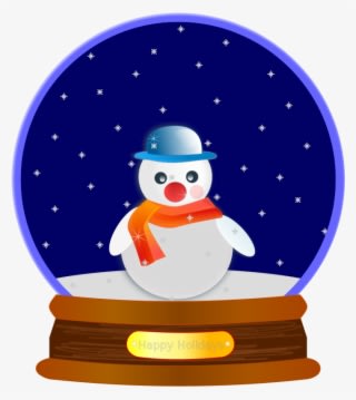 Snow Globes Clip Art Christmas Snowman Christmas Tree - Clip Art Snow Globe - Transparent PNG Free Download