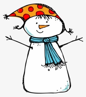 Snowman Clipart Chubby - Winter Write The Room - Transparent PNG Free Download