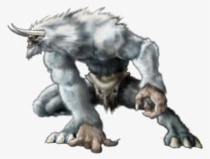 Yeti / Abominable Snowman With Pal Bigfoot Underneath - Snow Yeti - Transparent PNG Free Download