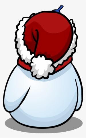 Santa Hat Snowman Sprite 004 - Transparent PNG Free Download