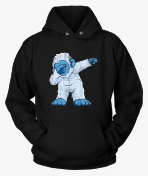 Dabbing Abominable Snowman Bigfoot Shirt - Sudaderas De Lil Xan - Transparent PNG Free Download