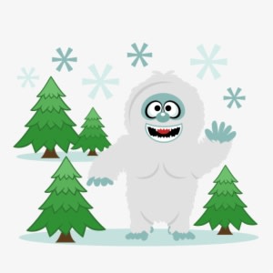 Vector Free Download Yeti Snowman Scrapbook Cut File - Yeti Clip Art - Transparent PNG Free Download