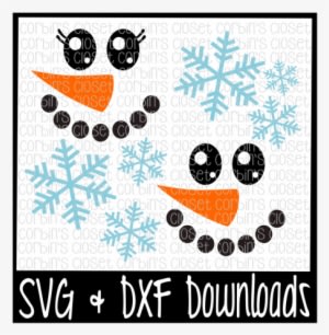 Snowman * Snowgirl * Snowflakes Cutting File By Corbins - Just Down Right Awesome - Transparent PNG Free Download