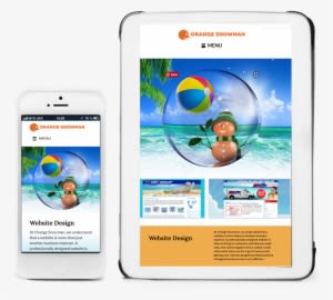 Orange Snowman Affordable Professional Responsive Web - Florida - Transparent PNG Free Download