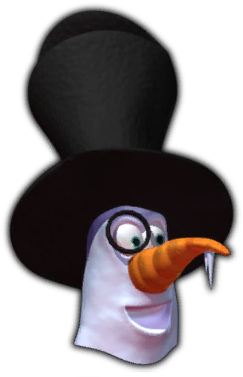 Classy Snowman - Cartoon - Transparent PNG Free Download