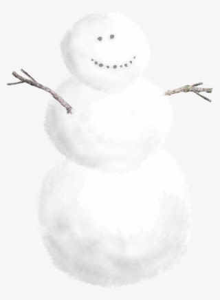 Snowman White Flower Winter Free Frame - Snow - Transparent PNG Free Download
