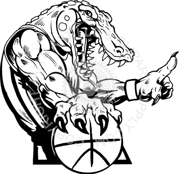 Gator Basketball Clip Art Florida Gators Men's Basketball Free Transparent PNG Clipart Images Download. - Transparent PNG Free Download
